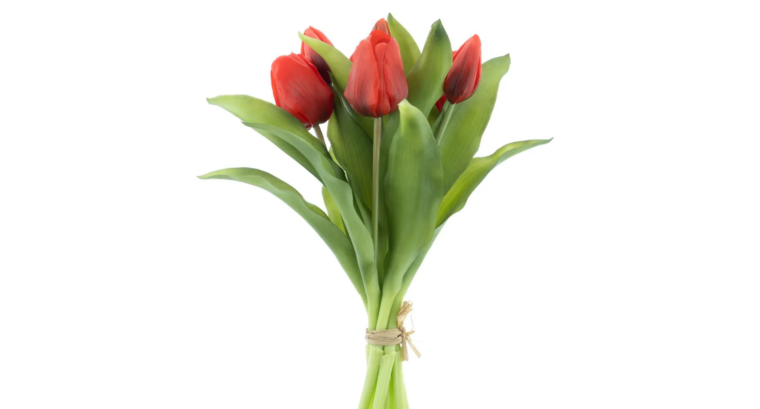 Tulipány silikonové 31 cm 7 ks