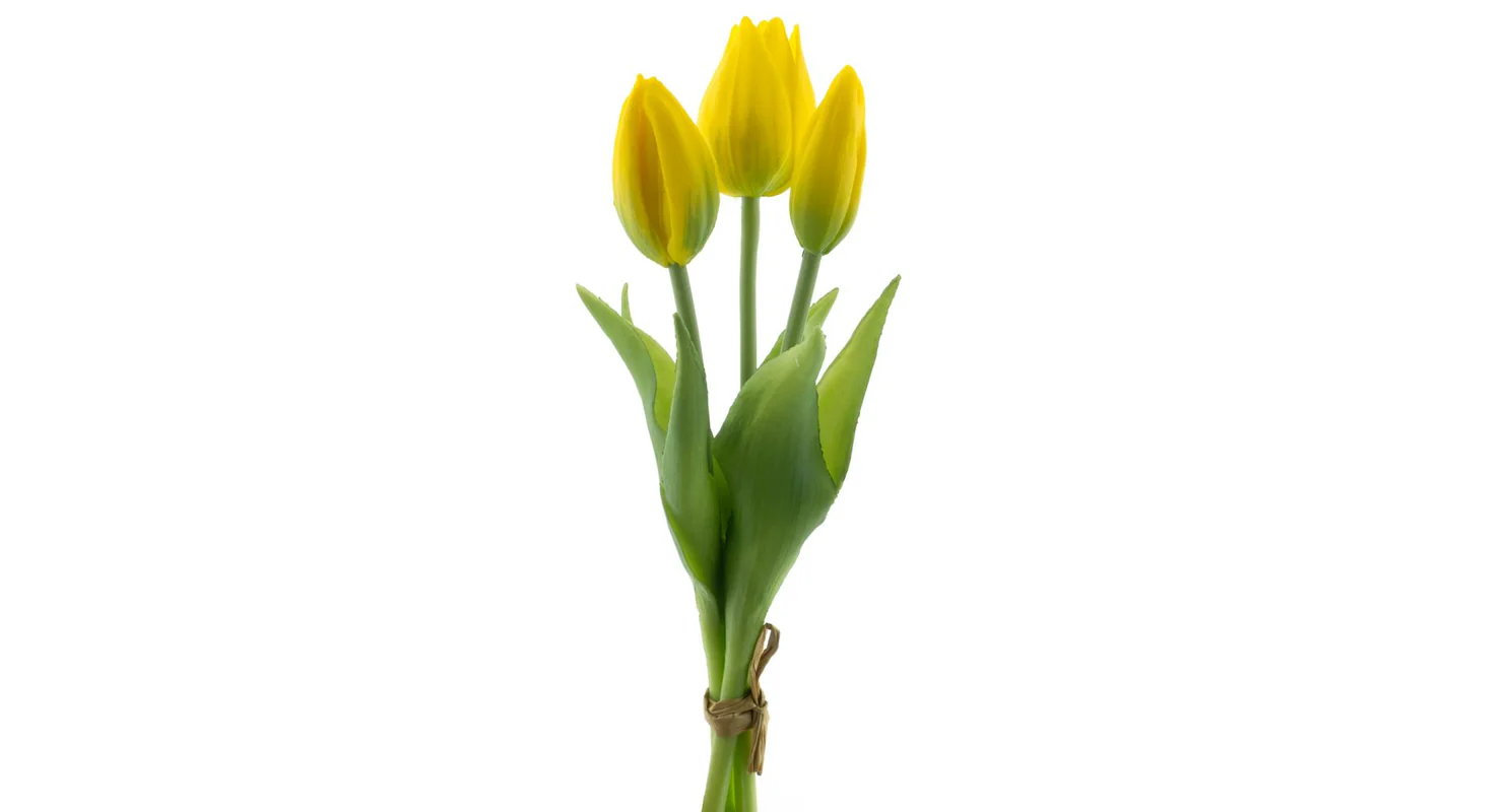 Tulipány silikonové 25 cm 3 ks