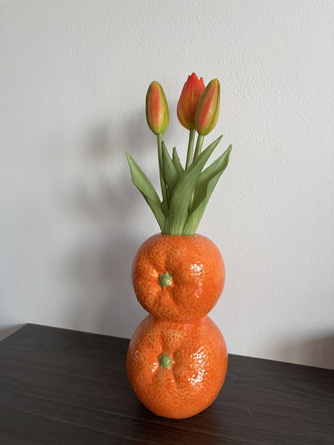 Ovoce pomeranče 15,5 cm váza