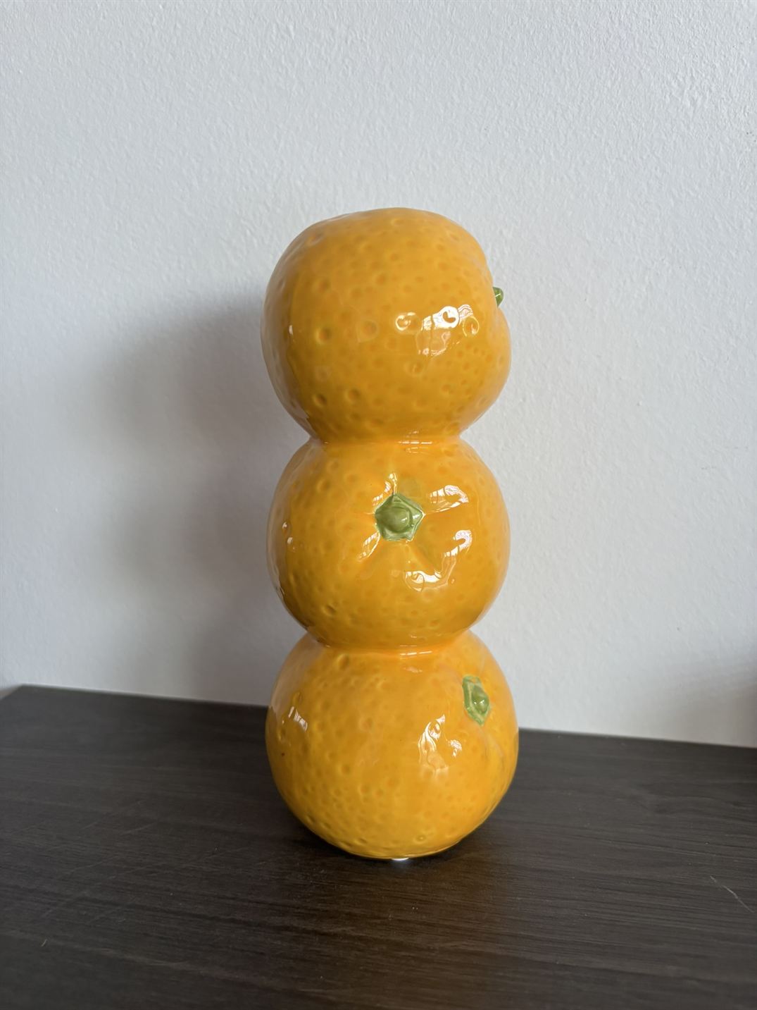 Ovoce pomeranče 18 cm váza