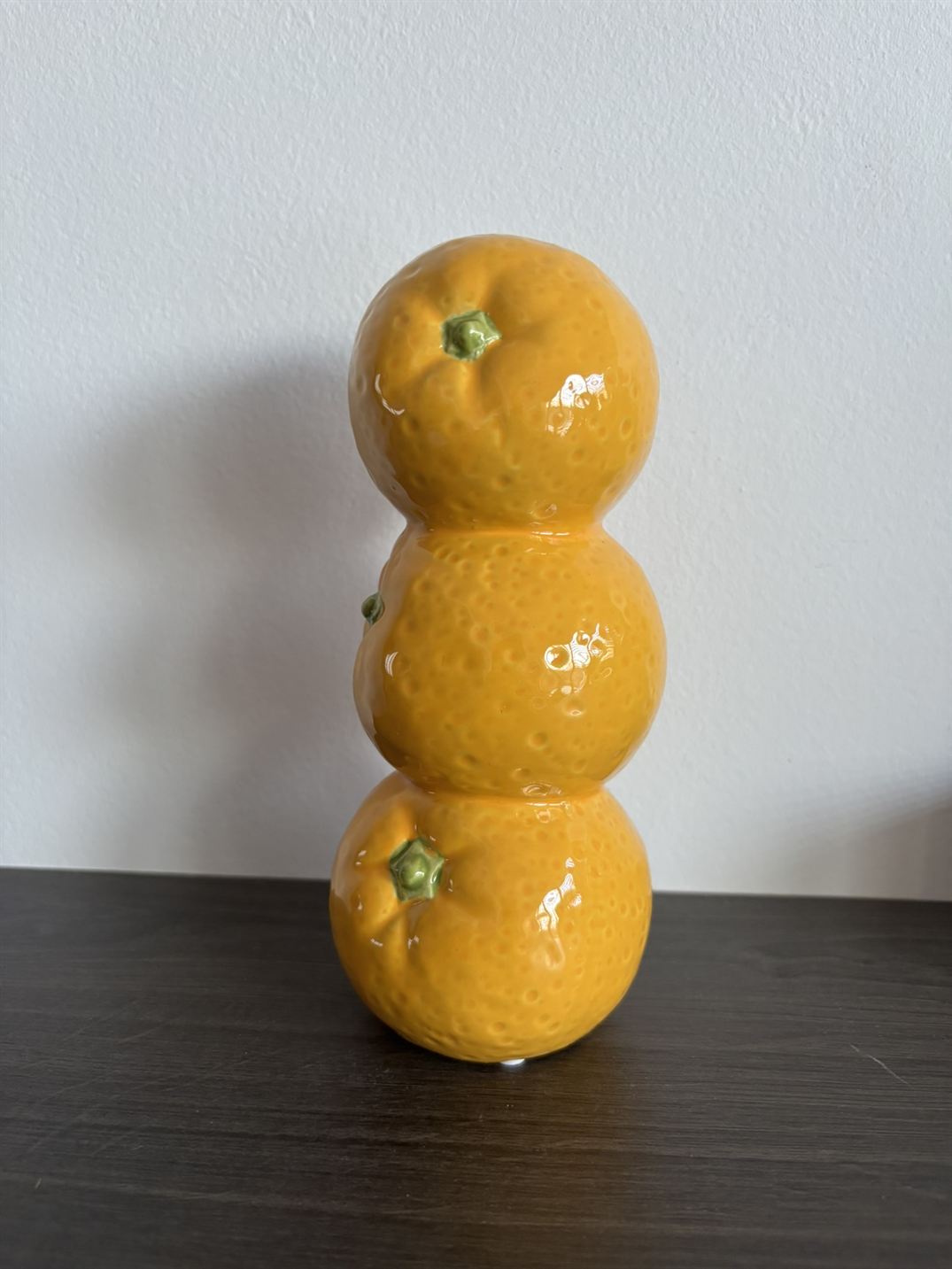 Ovoce pomeranče 18 cm váza