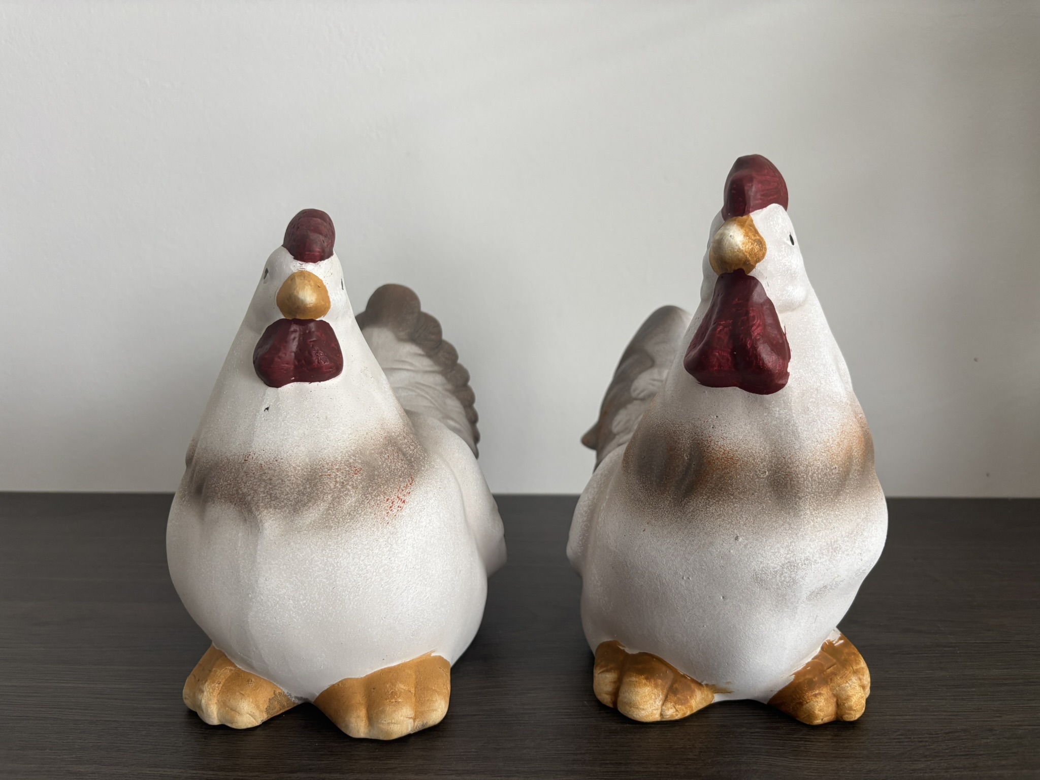 Figurka kohout a slepice 21 cm sada 2 ks